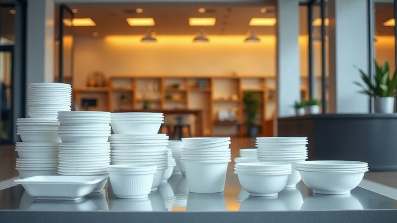 packaging plastic disposable bowls
