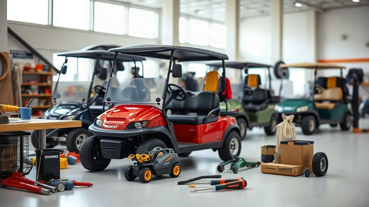 four seater golf cart