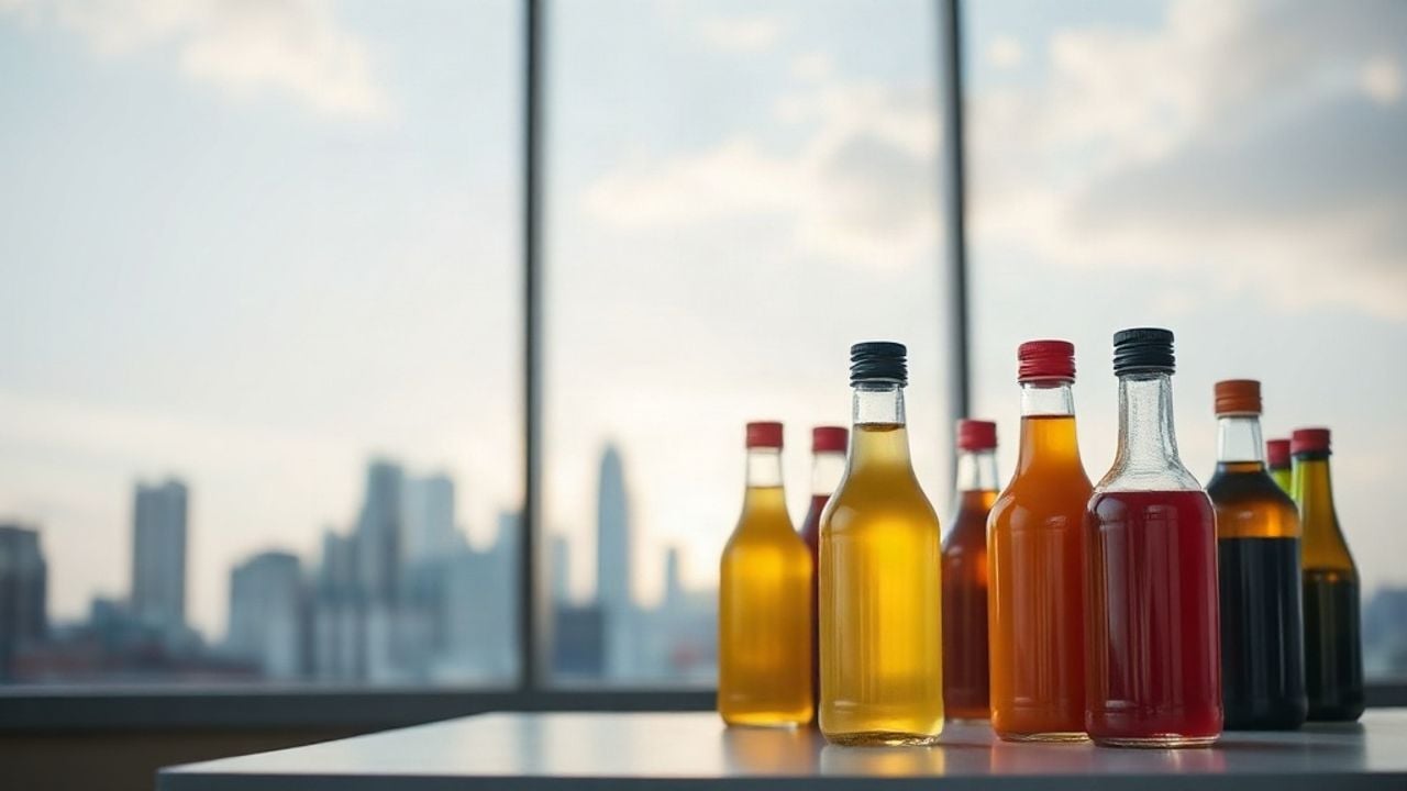 Plastic and glass bottles for sauces, condiments, beverages, and food packaging
