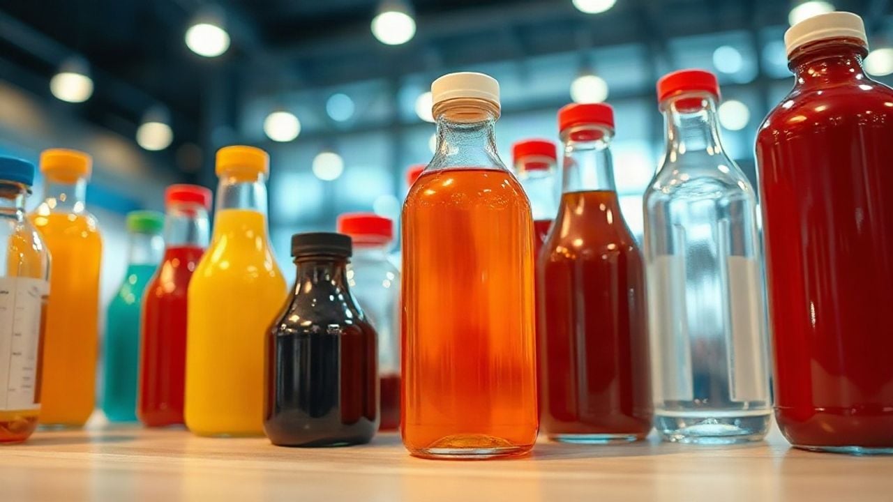 Plastic and glass bottles for sauces, condiments, beverages, and food packaging