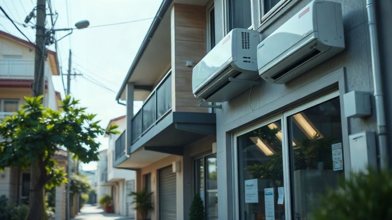 Air conditioning installation