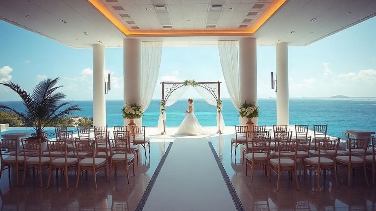 island wedding with accommodation