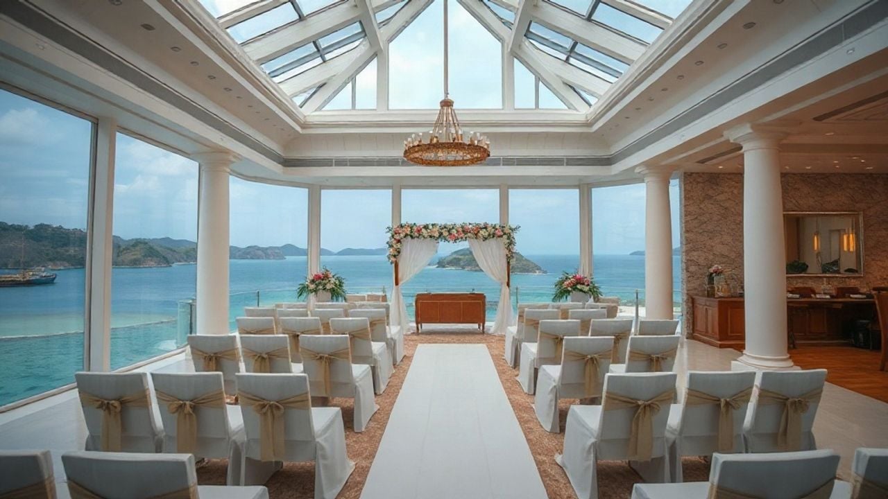 island wedding with accommodation