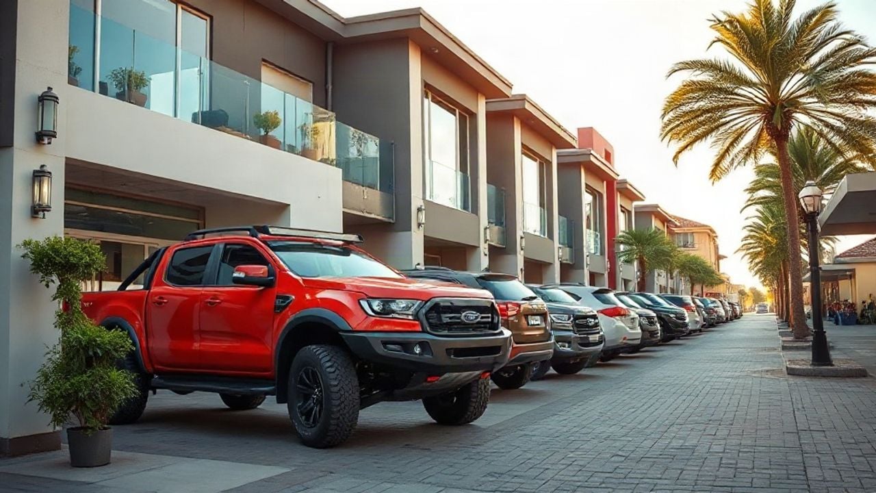 light pickup truck