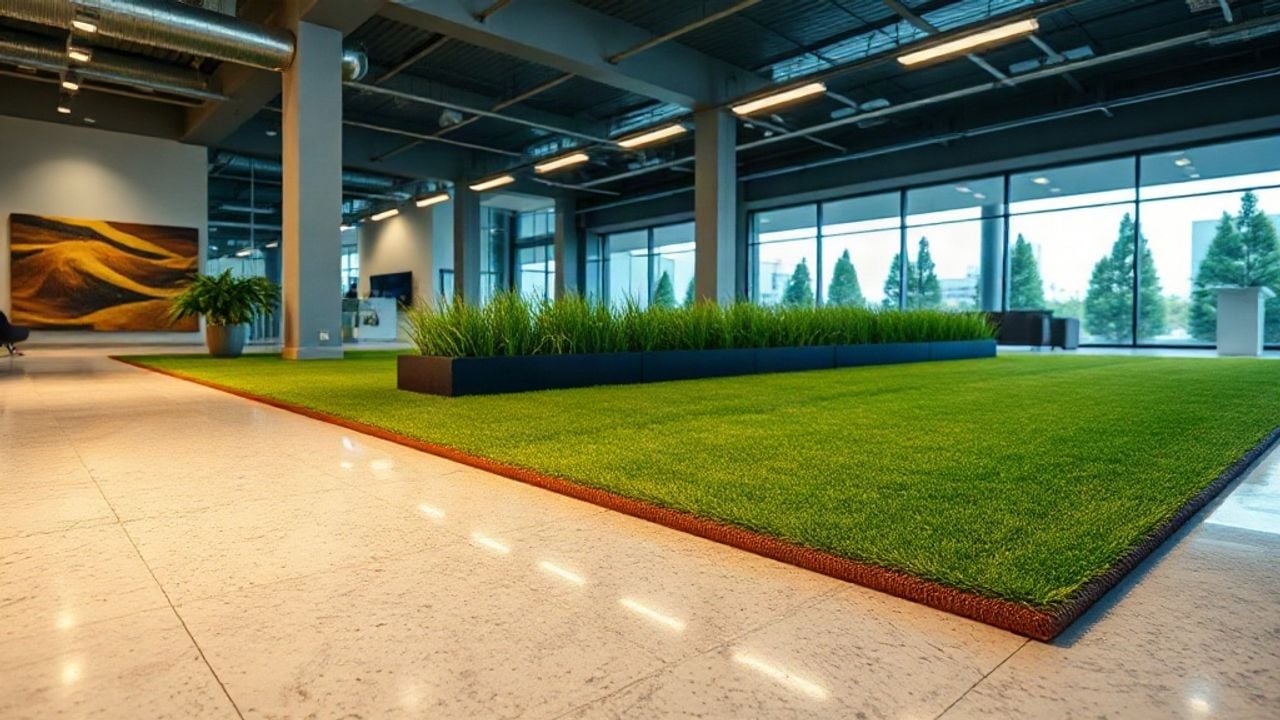 synthetic turf installation